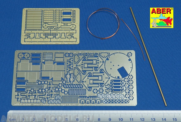

ABR-16-010 Дополнения для Drivers hatch details for Tiger I, Ausf.E для Tamiya 1/16, Однотонный