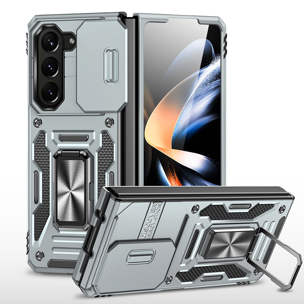 

Чехол Safe Case для Samsung Galaxy Z Fold 5, серый, Safe Case