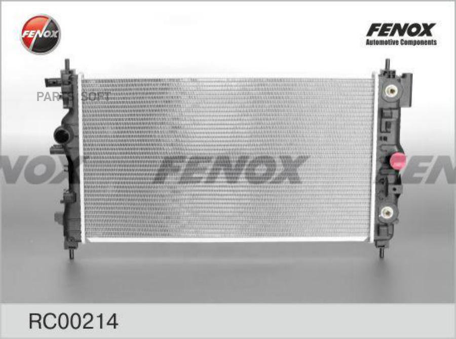 

FENOX RC00214 Радиатор охл.OPEL ASTRA J 1.4-1.6/T 09-, CHEVROLET Cruze 1.4-1.8 09= AT ()