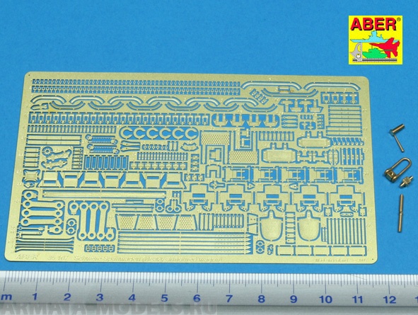 

ABR-35-107 Дополнения для Schwere Sphwagen Heavy Armoured Wagon для Dragon 1/35, Однотонный