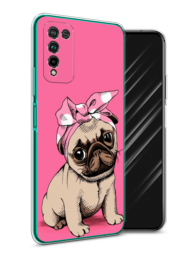 

Чехол Awog на Honor 10X Lite "Dog Pin-Up", Розовый;бежевый, 6104650-2