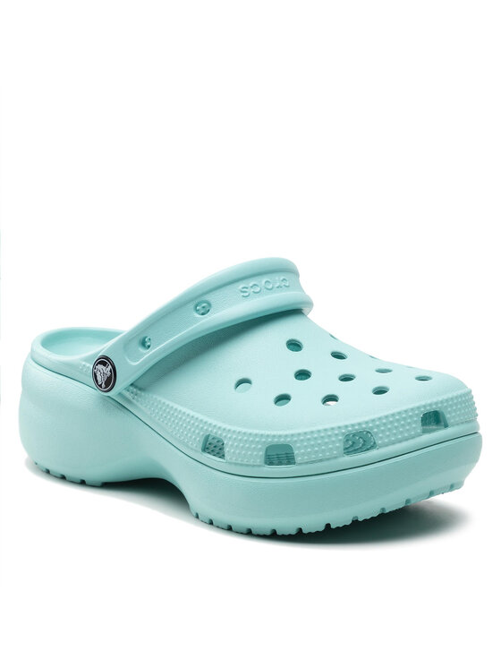 

Сабо Classic Platform Clog 206750 Crocs бирюзовый 34,5 EU, Classic Platform Clog 206750