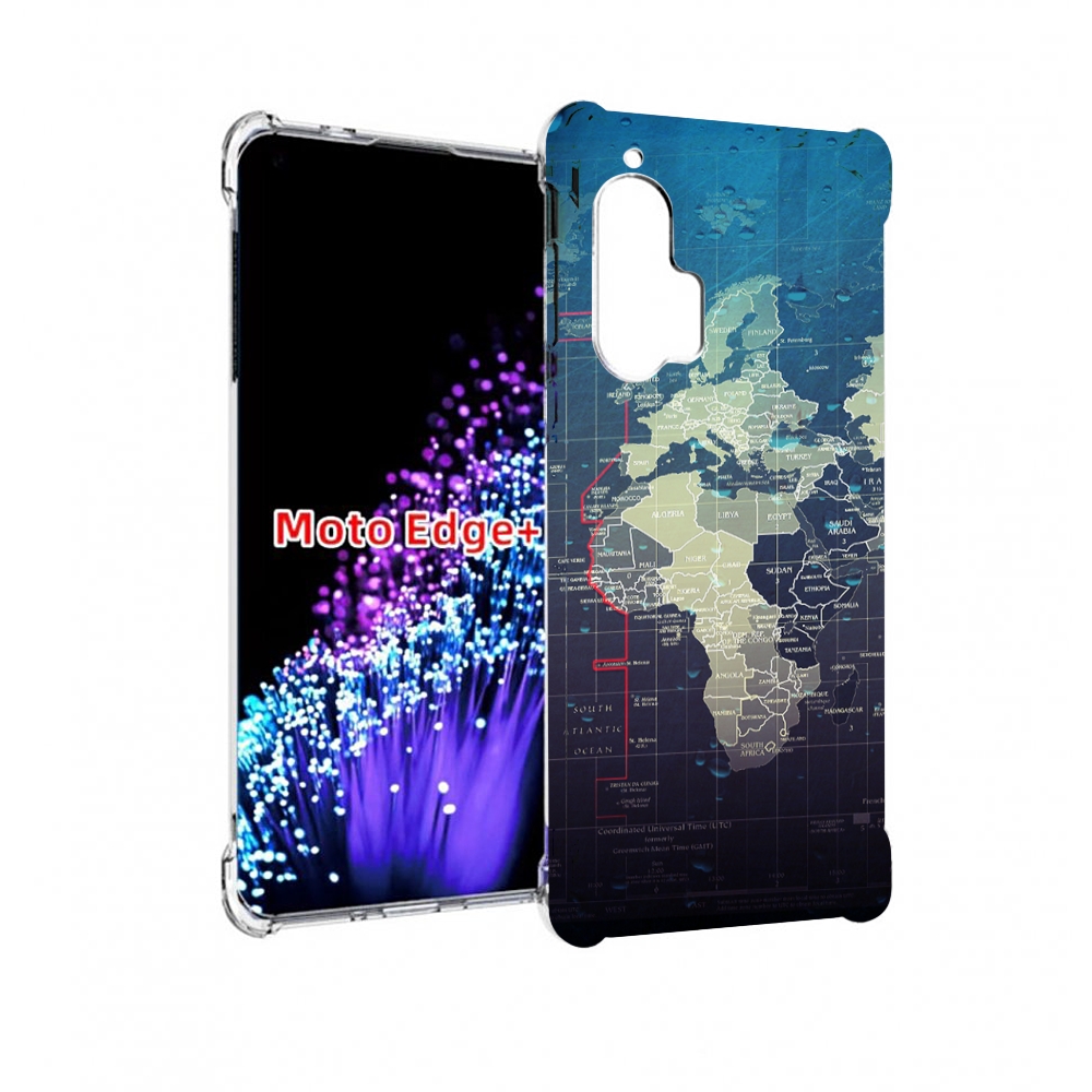 

Чехол MyPads бункер-анклава для Motorola Edge+ Plus, Прозрачный, Tocco
