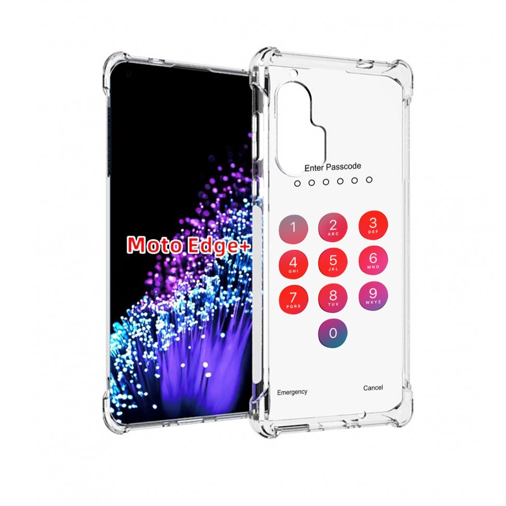 

Чехол MyPads введите-пароль для Motorola Edge+ Plus, Прозрачный, Tocco