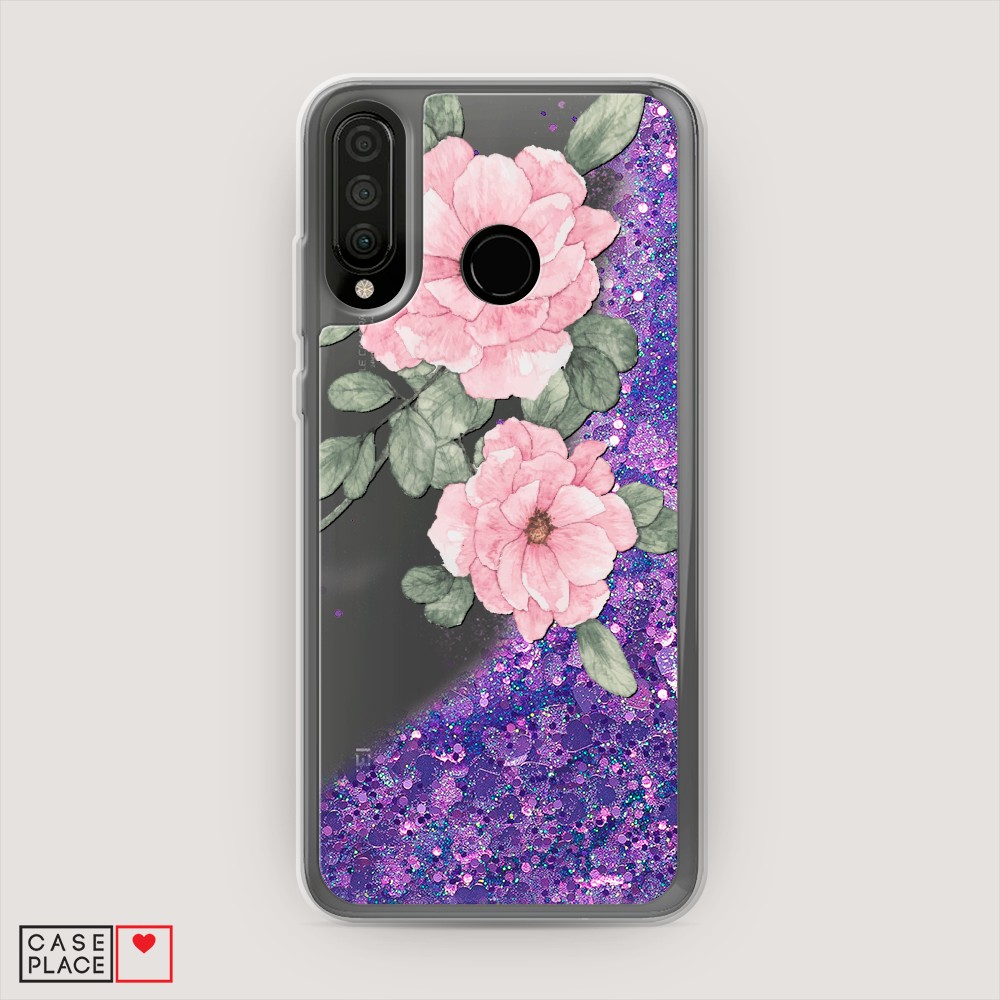 

Чехол Awog на Huawei P30 lite/Honor 20S/Honor 20 Lite 2020 "Акварельные розовые цветы", Разноцветный, 67992-1