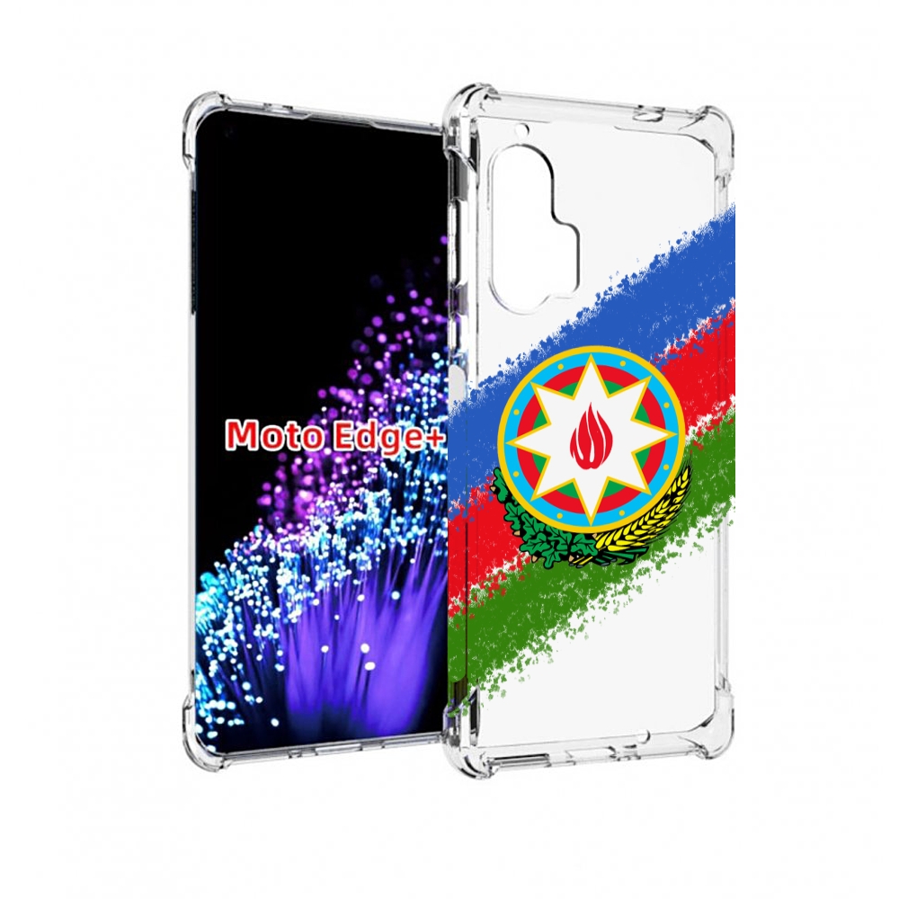 

Чехол MyPads герб флаг Азербайджана для Motorola Edge+ Plus, Прозрачный, Tocco