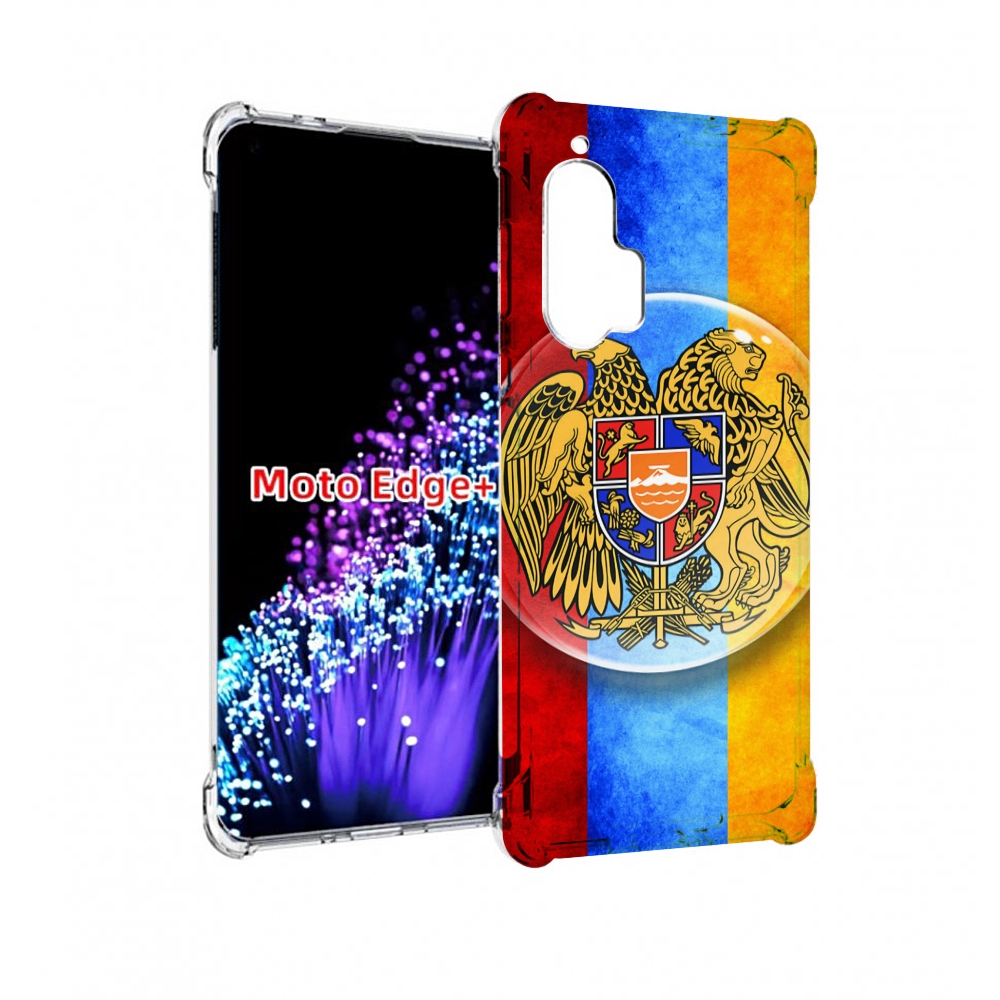 

Чехол MyPads герб флаг армении для Motorola Edge+ Plus, Прозрачный, Tocco