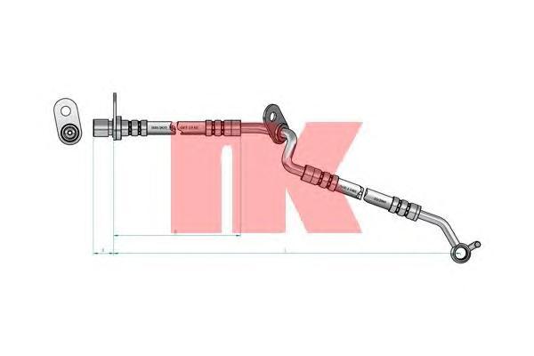 

Шланг тормозной системы Nk 853263