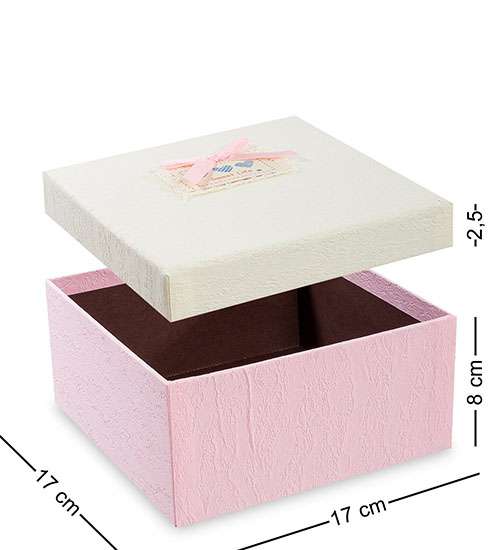 

Коробка Прямоугольник цв.розов./крем. WF-30/2-A 113-80036975, Розовый