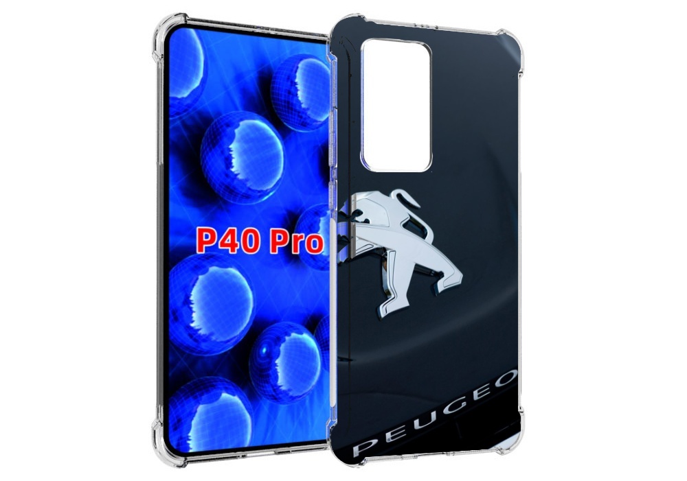 

Чехол MyPads пежо peugeot 2 для Huawei P40 Pro противоударный, Прозрачный, Tocco