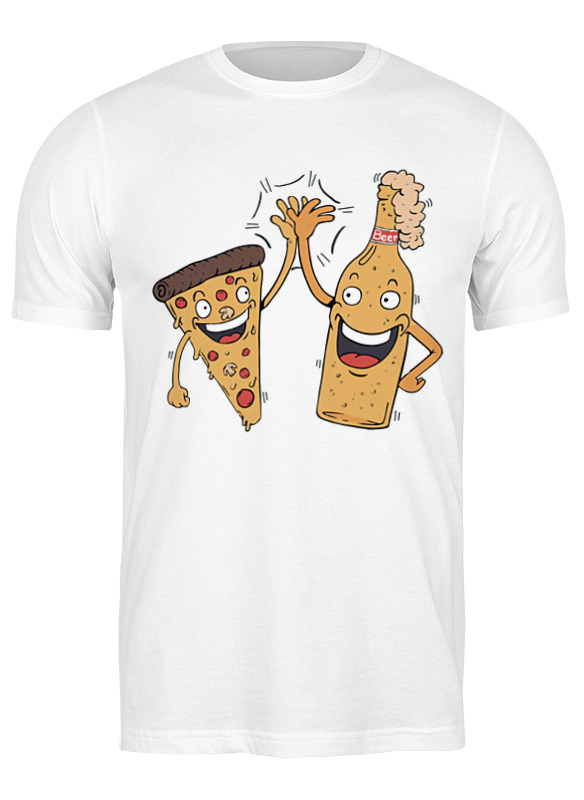 

Футболка мужская Burgers 2976366 Printio белая 3XL, Burgers 2976366