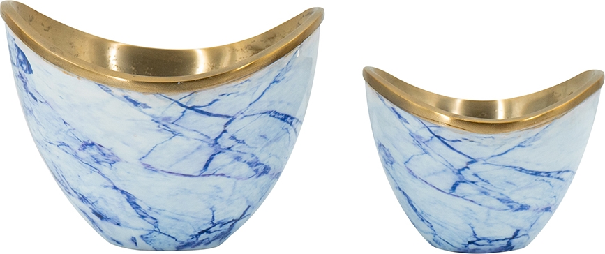 Чаши, набор из 2 предметов 22x21x16см Glasar LB78245-BLUE