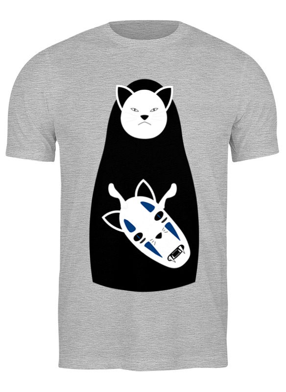 

Футболка мужская Printio Cats here 2984607 серая 3XL, Серый, Cats here 2984607