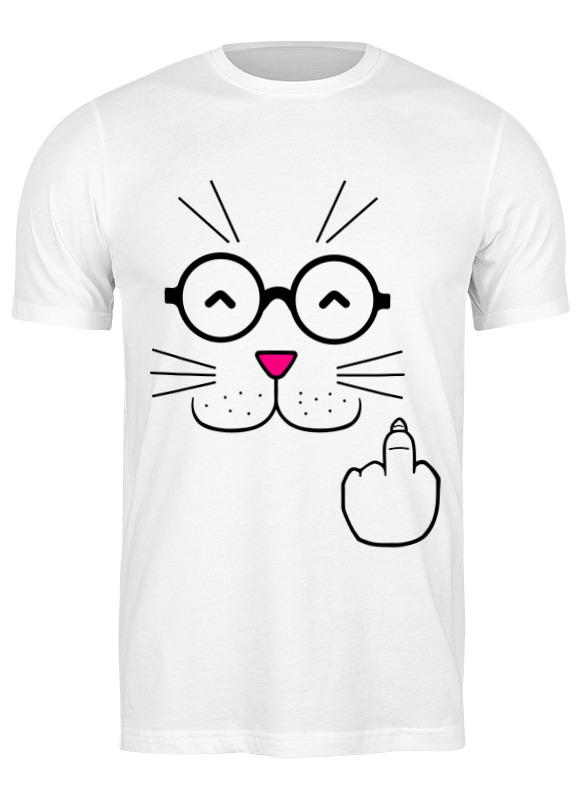 

Футболка мужская Printio Кот (cat) 3028013 белая 3XL, Белый, Кот (cat) 3028013