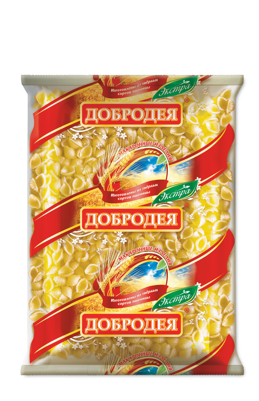 

Макаронные изделия Добродея ракушки из твердых сортов пшеницы 1 кг