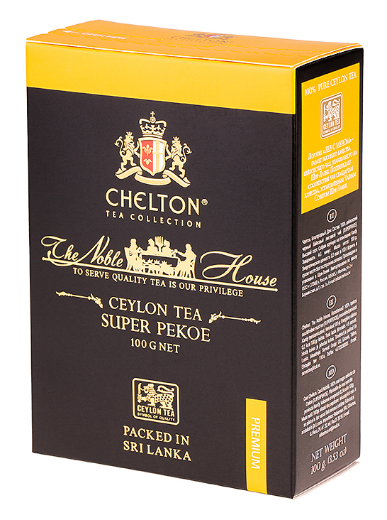 Чай черный листовой Chelton Благородный дом Super Pekoe, 100 г