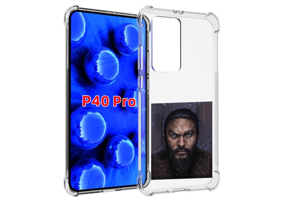 

Чехол MyPads портрет-императора для Huawei P40 Pro противоударный, Прозрачный, Tocco