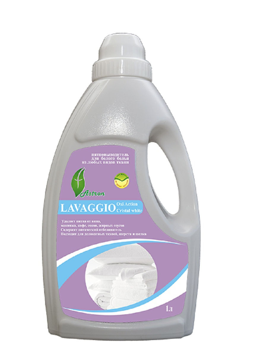 фото Пятновыводитель для белого белья lavaggio oxiaction crystal white астрон