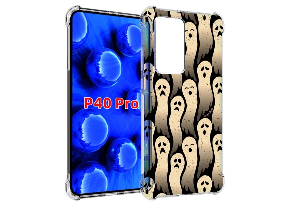 Чехол MyPads разные души для Huawei P40 Pro противоударный