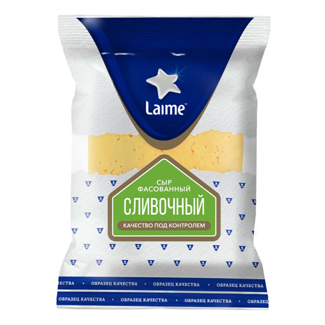 Сыр Laime Cливочный 50% слайсы 125 г