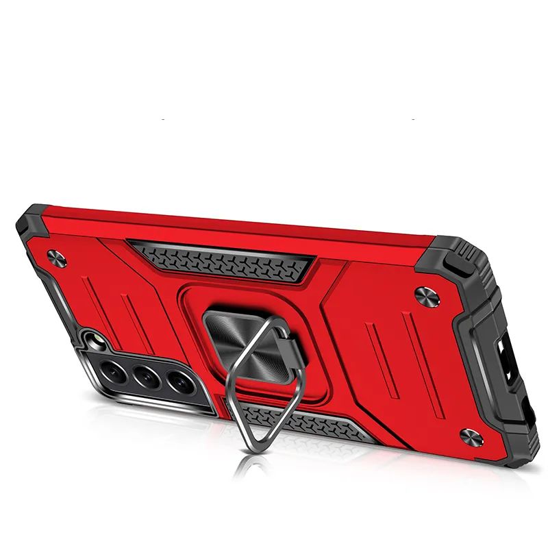 

Противоударный чехол Legion Case для Samsung Galaxy S21 FE, Красный;черный