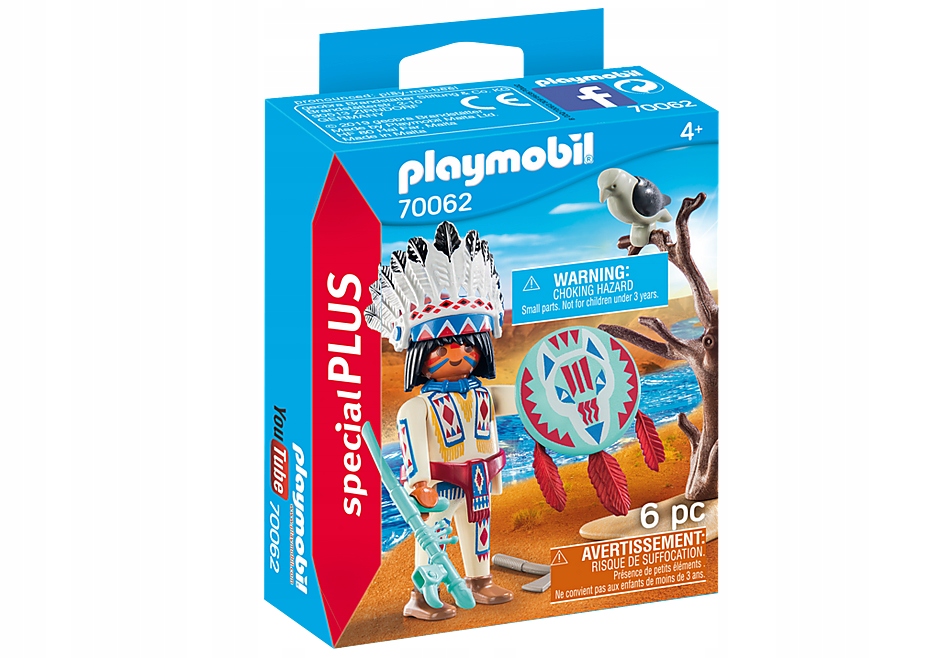 

Конструктор Playmobil Индейский вождь 70062, Отдельные фигурки