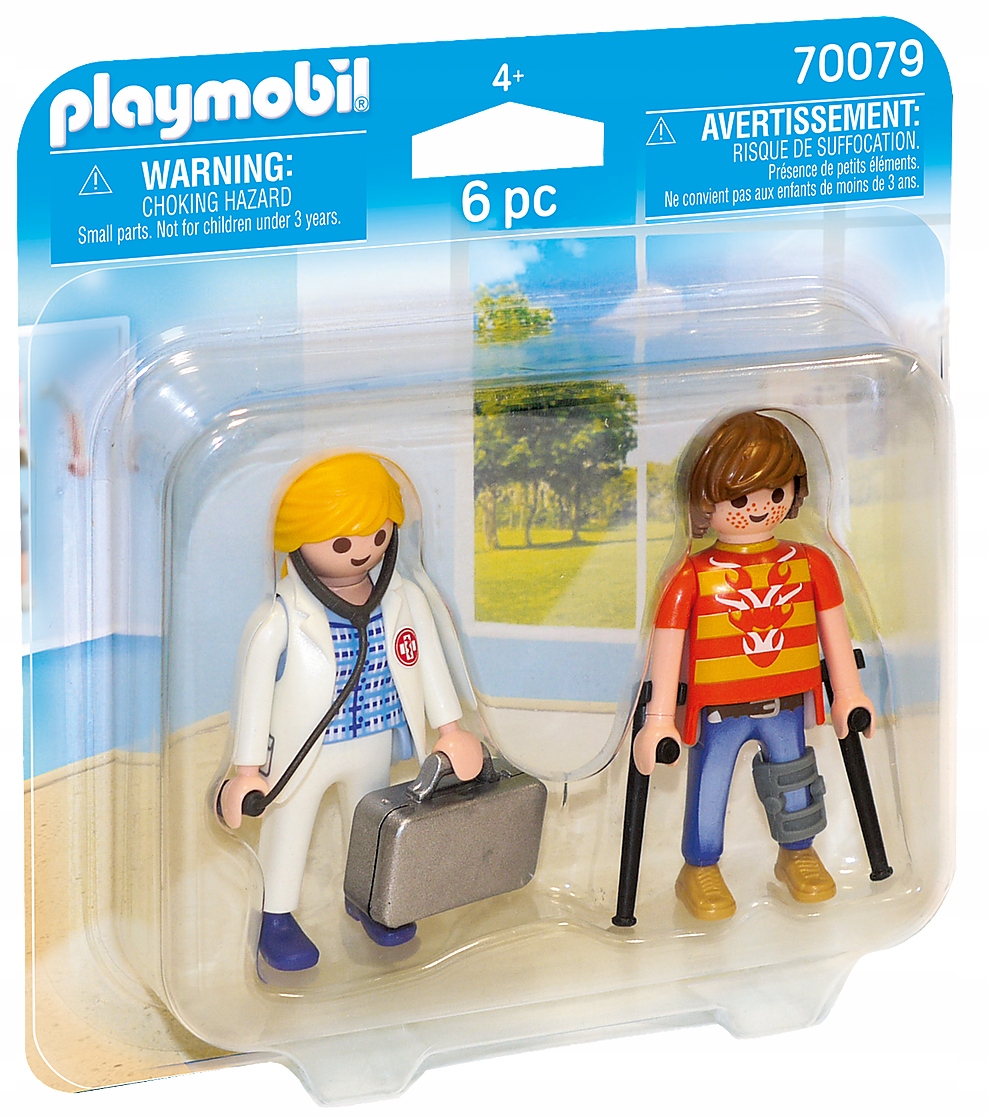 фото Конструктор playmobil доктор с пациентом 70079