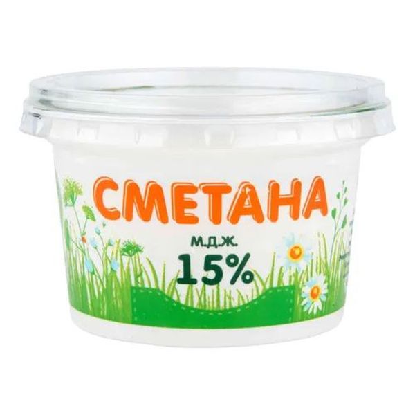 

Сметана Старицкий Молочник 15% БЗМЖ 200 г