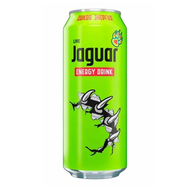 Энергетический напиток Jaguar Live 0,5 л ж/б