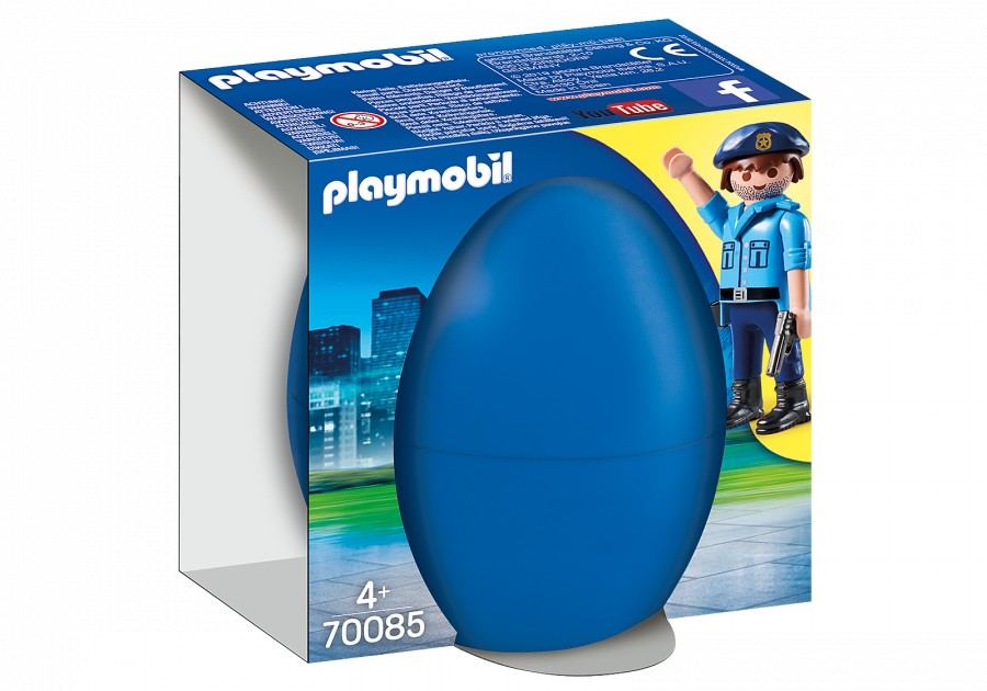 

Конструктор Playmobil Полицейский с собакой (в яйце) 70085, Полиция