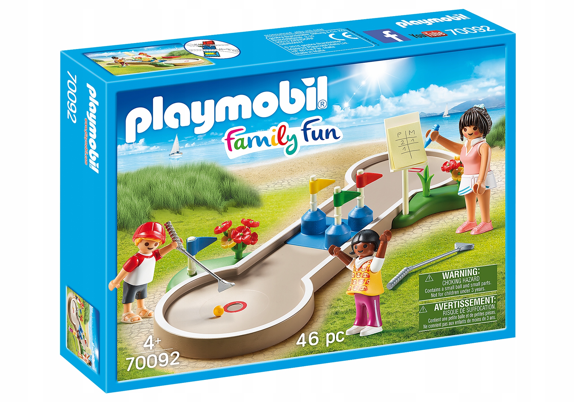 

Конструктор Playmobil Минигольф 70092, Кемпинг