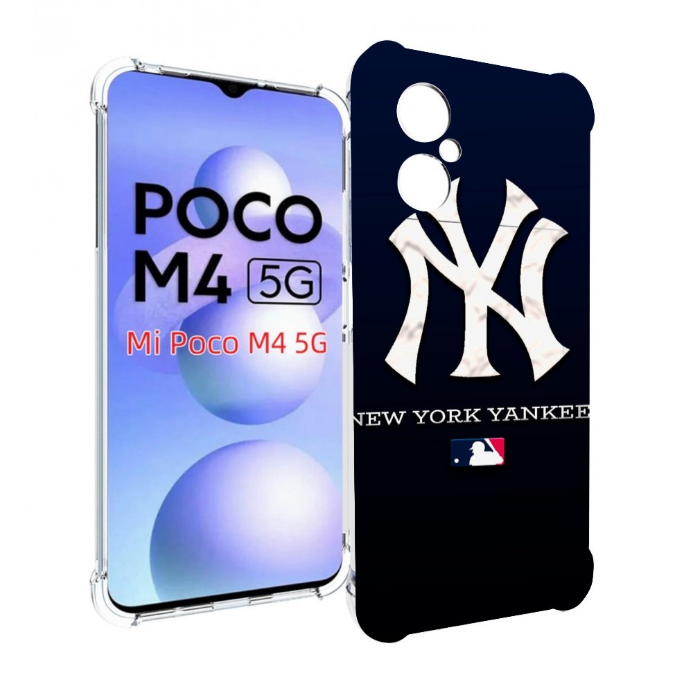 

Чехол MyPads нью оирк янкис беисбол для Xiaomi Poco M4 5G, Прозрачный, Tocco