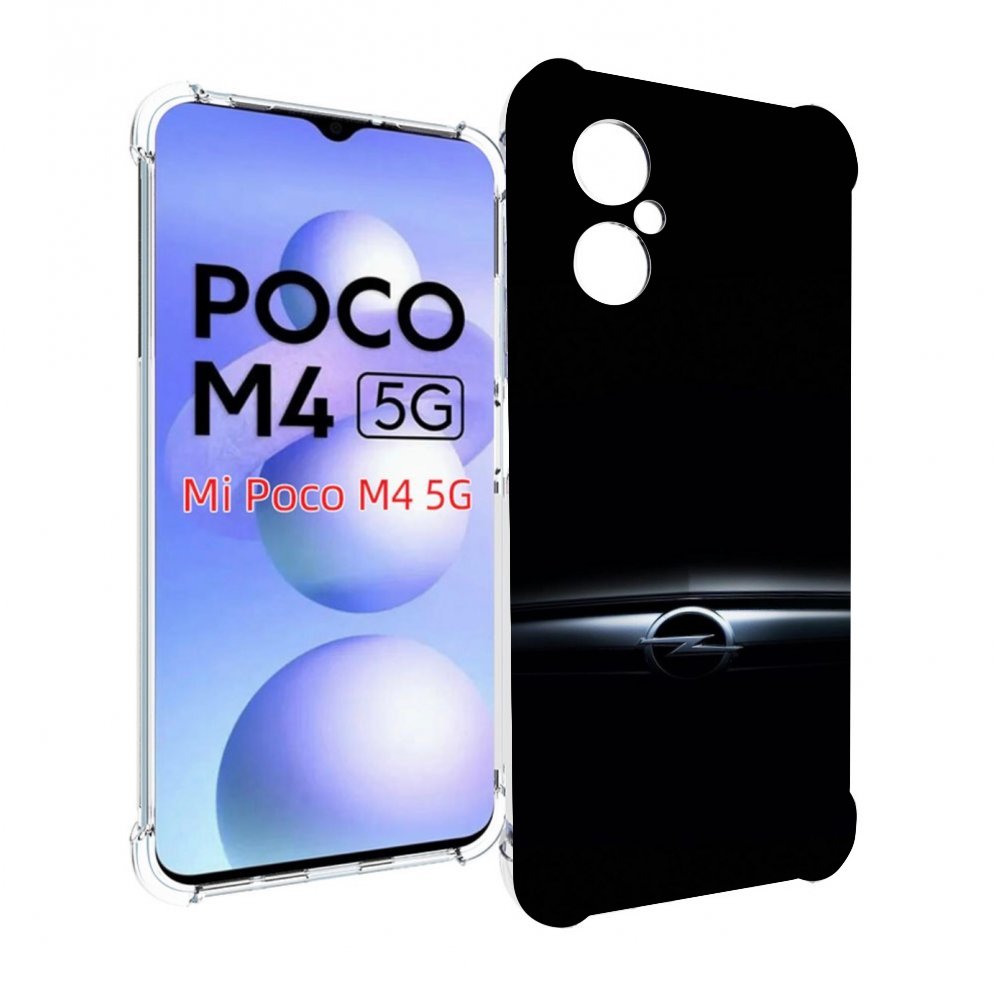

Чехол Mypads Opel 2 Для Poco M4 5G, Прозрачный, Tocco