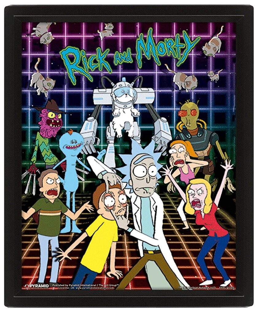 

3D-постер Rick and Morty – Characters Grid (EPPL71249)