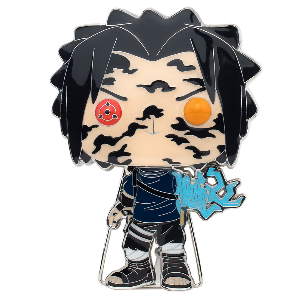 фото Значок funko pop pin naruto shippuden – sasuke (curse mark) large enamel pin (nrpp0003) nobrand