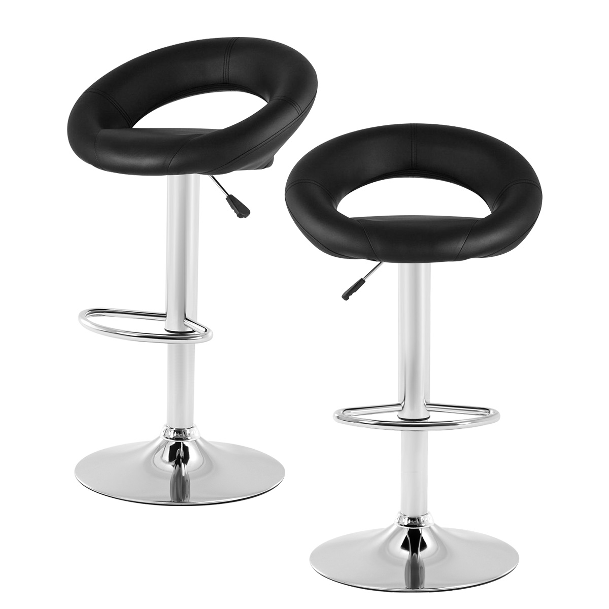 Комплект барных стульев Ergozen Eclipse 2 шт. черный