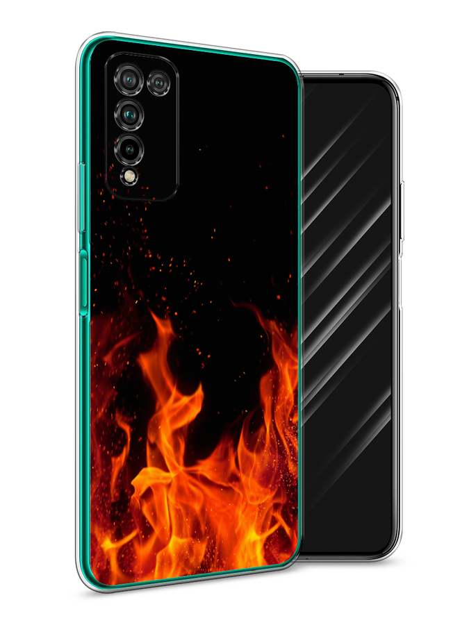 

Чехол Awog на Honor 10X Lite "Все в огне", Оранжевый;черный, 6104650-4