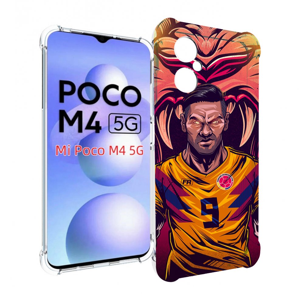 

Чехол MyPads парень-тигр-красный для Xiaomi Poco M4 5G, Прозрачный, Tocco
