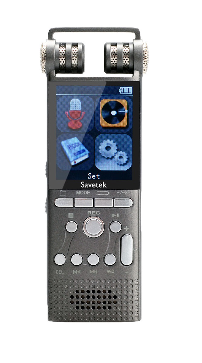 фото Цифровой диктофон savetek gs-r06 32gb 32 гб серый