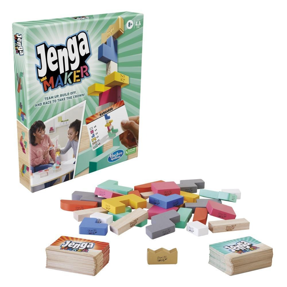 

Игра настольная Hasbro Games Дженга Конструктор F4528, F4528