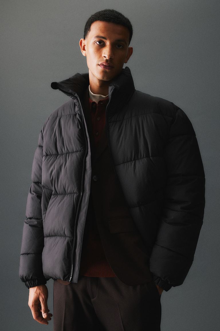 

Куртка мужская H&M 0985359001 черная L (доставка из-за рубежа), 0985359001