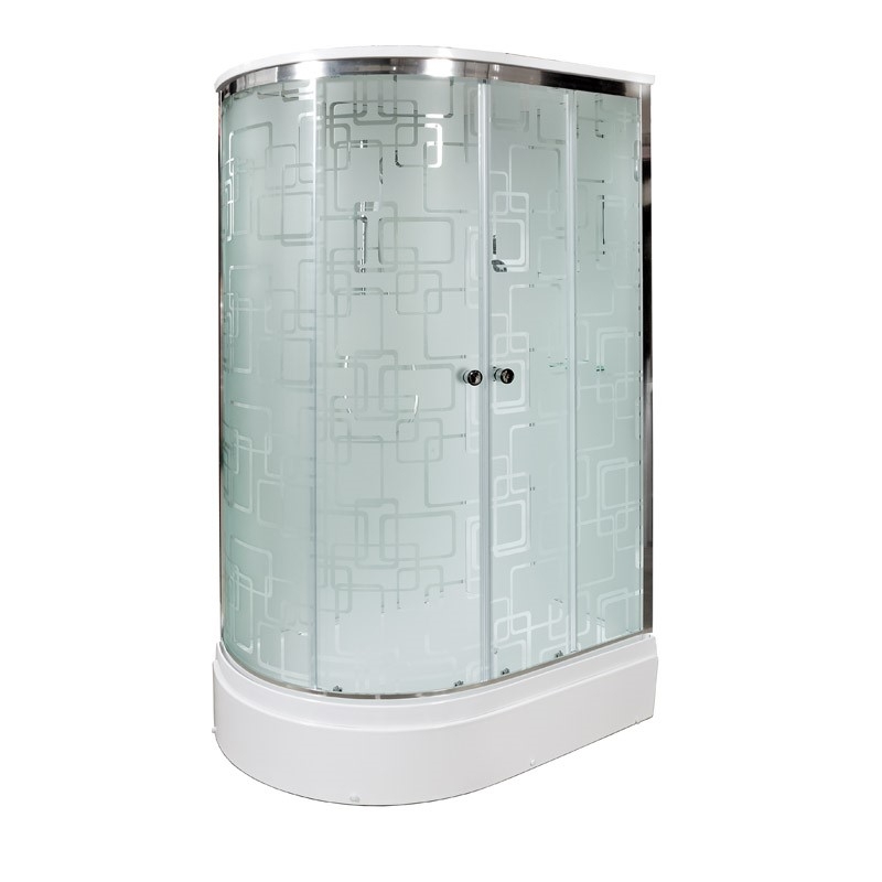 

Душевая кабина Deto Em EM2712 R гм 120 x 80 см, с крышей, с гидромассажем EM2712RGM