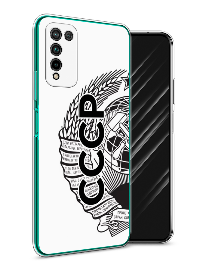 

Чехол Awog на Honor 10X Lite "Герб СССР", Черный;серый;белый, 6104650-10
