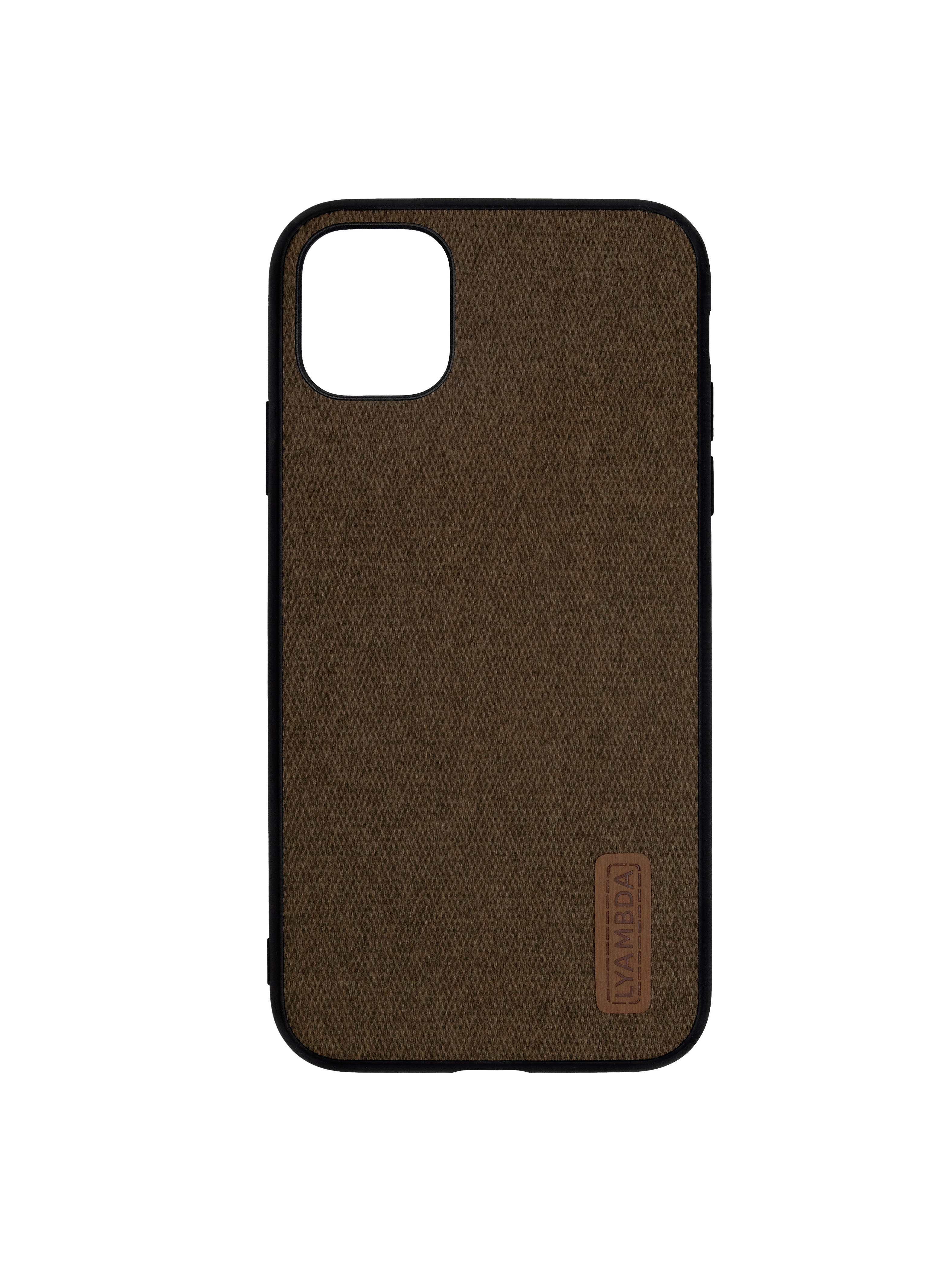 фото Чехол lyambda regul для iphone 12 mini (la06-1254-br) brown