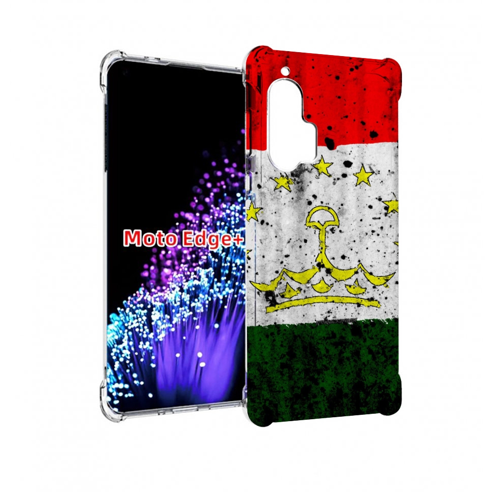 

Чехол MyPads герб флаг таджикистан для Motorola Edge+ Plus, Прозрачный, Tocco