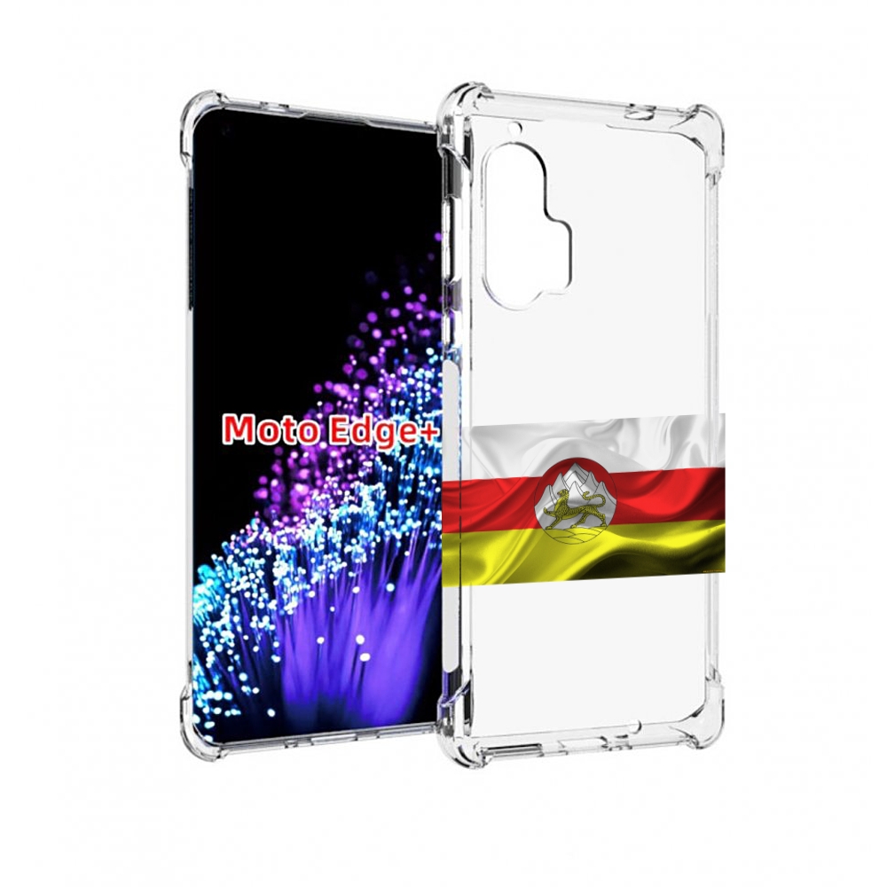 

Чехол MyPads герб флаг южная осетия-1 для Motorola Edge+ Plus, Прозрачный, Tocco
