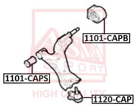 

Сайлентблок ASVA 1101capb