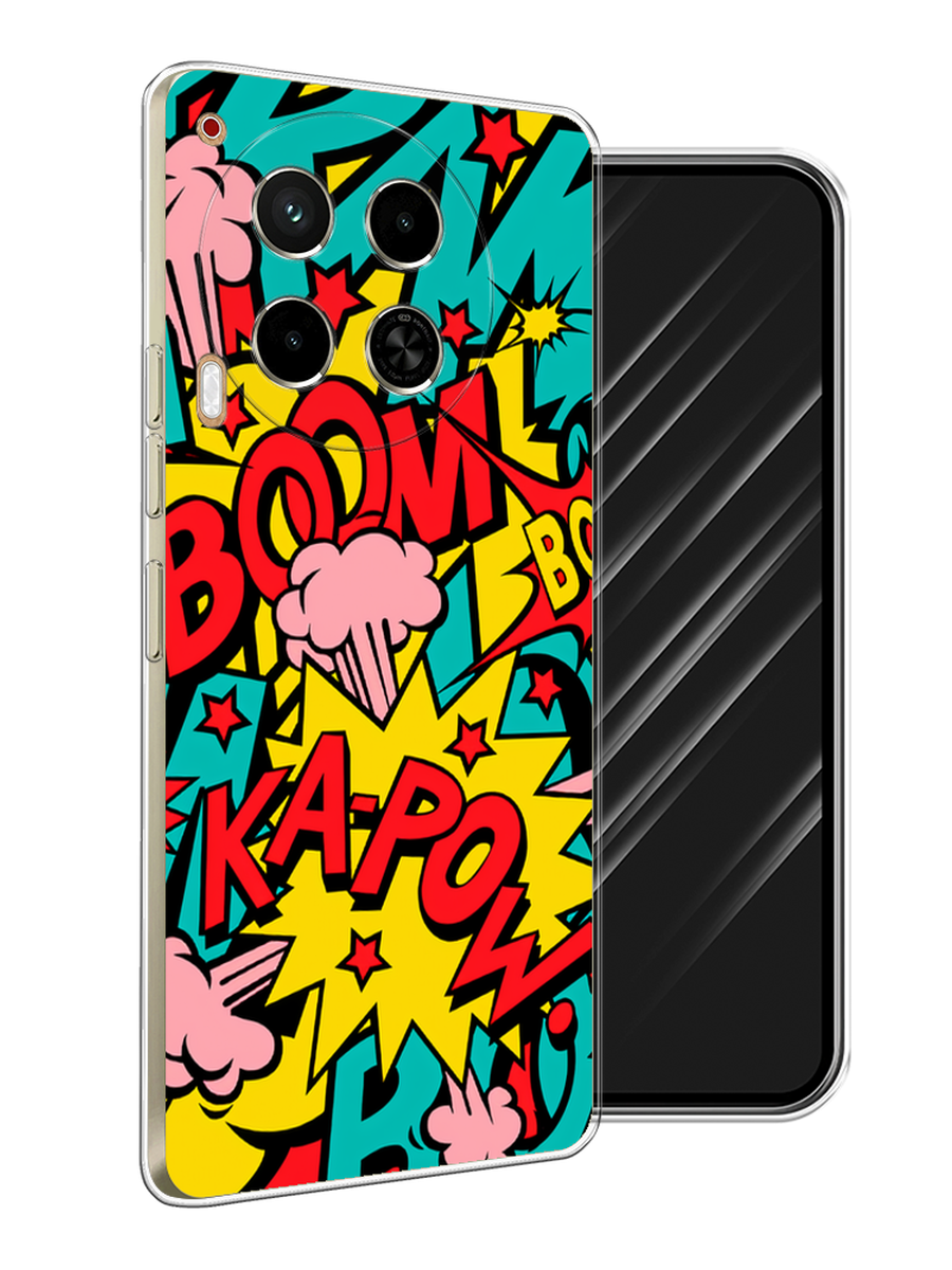 

Чехол Awog на Tecno Camon 30 4G "Постер pop art", Бирюзовый;желтый;красный, 305650-1