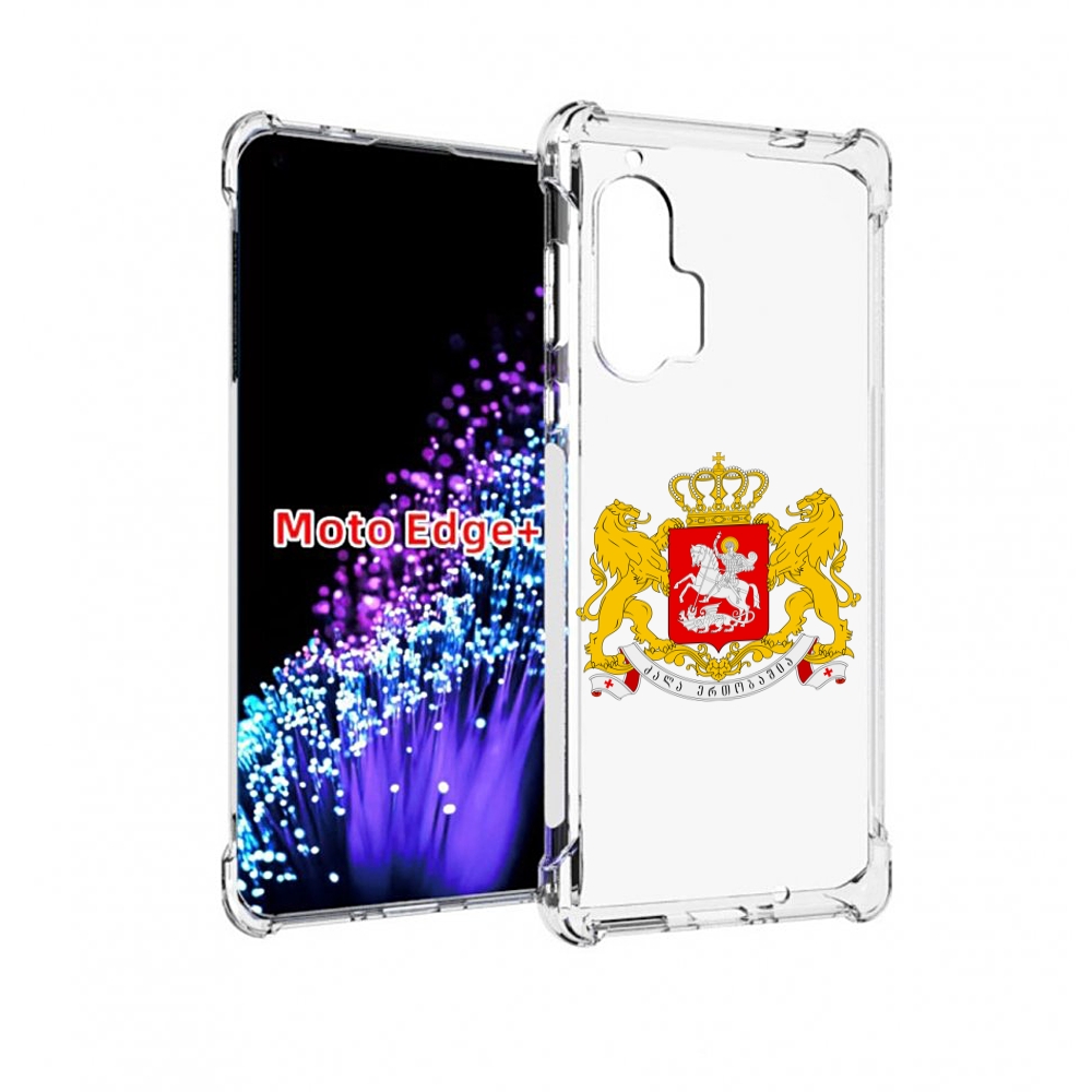 

Чехол MyPads герб-грузии для Motorola Edge+ Plus, Прозрачный, Tocco