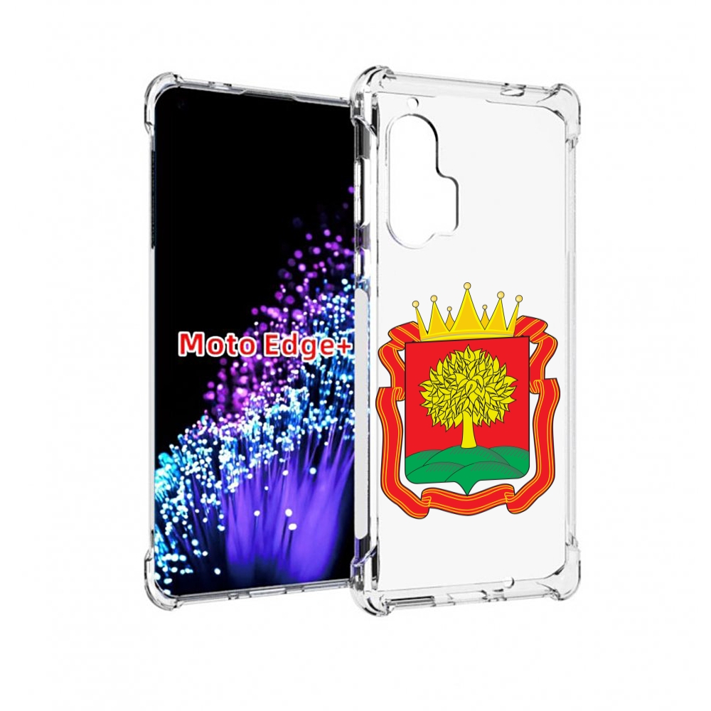 

Чехол MyPads герб-липецкая-область для Motorola Edge+ Plus, Прозрачный, Tocco